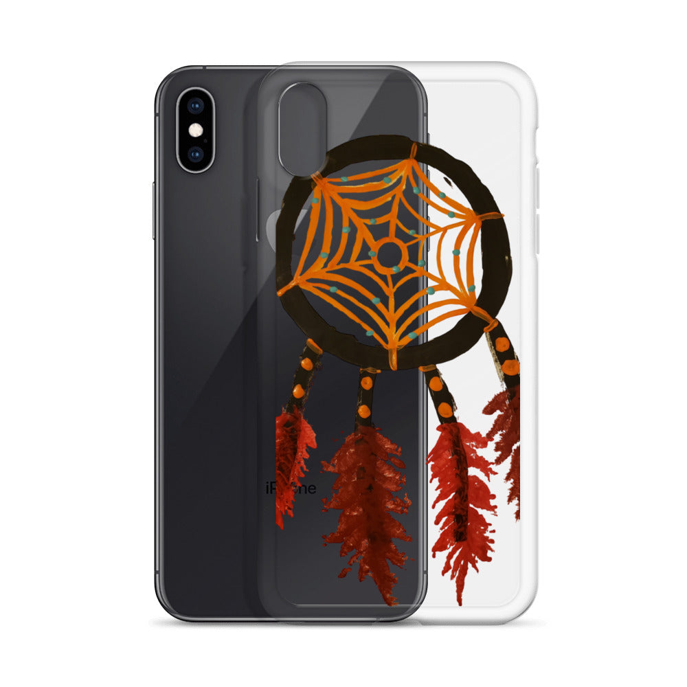 Dreamcatcher orange Clear Case for iPhone®