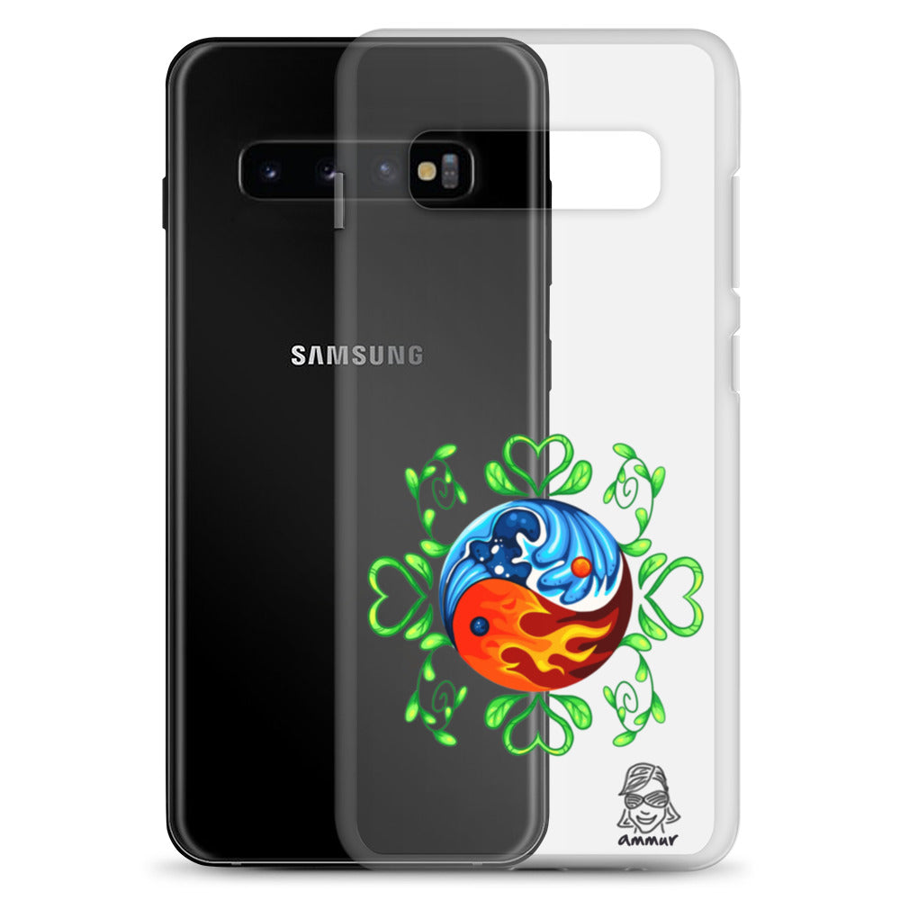 Yin Yang Clear Case for Samsung®