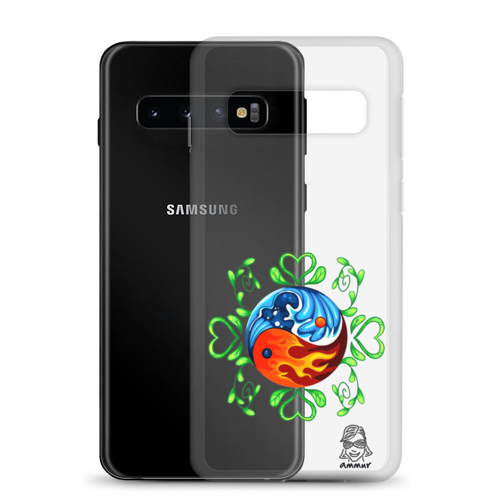 Yin Yang Clear Case for Samsung®