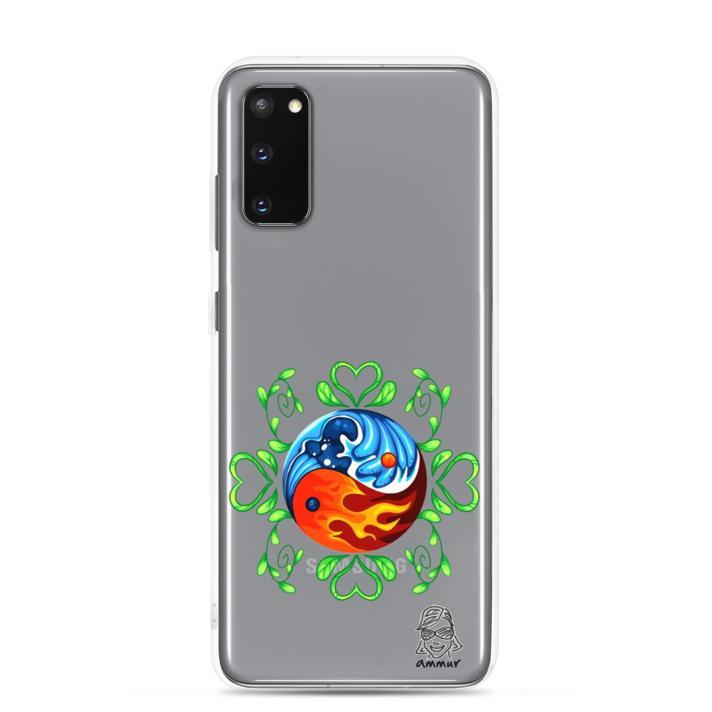Yin Yang Clear Case for Samsung®