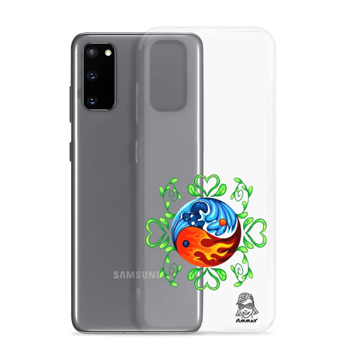 Yin Yang Clear Case for Samsung®