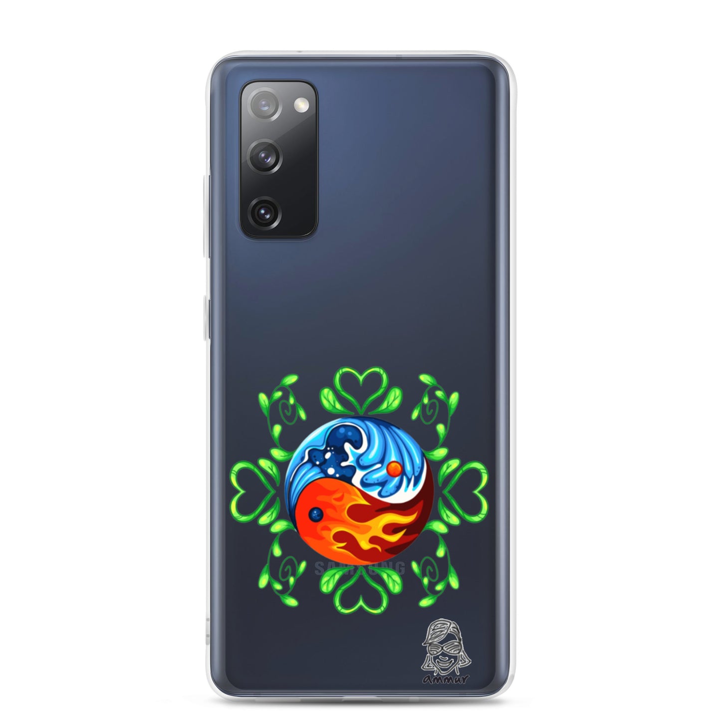 Yin Yang Clear Case for Samsung®