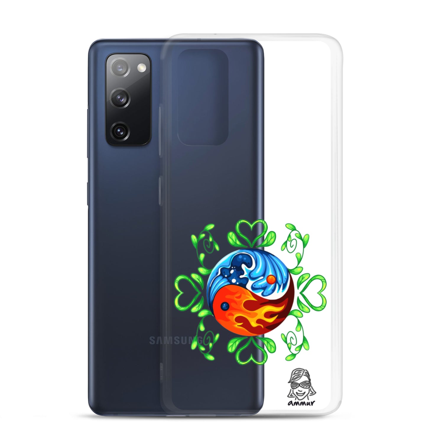 Yin Yang Clear Case for Samsung®
