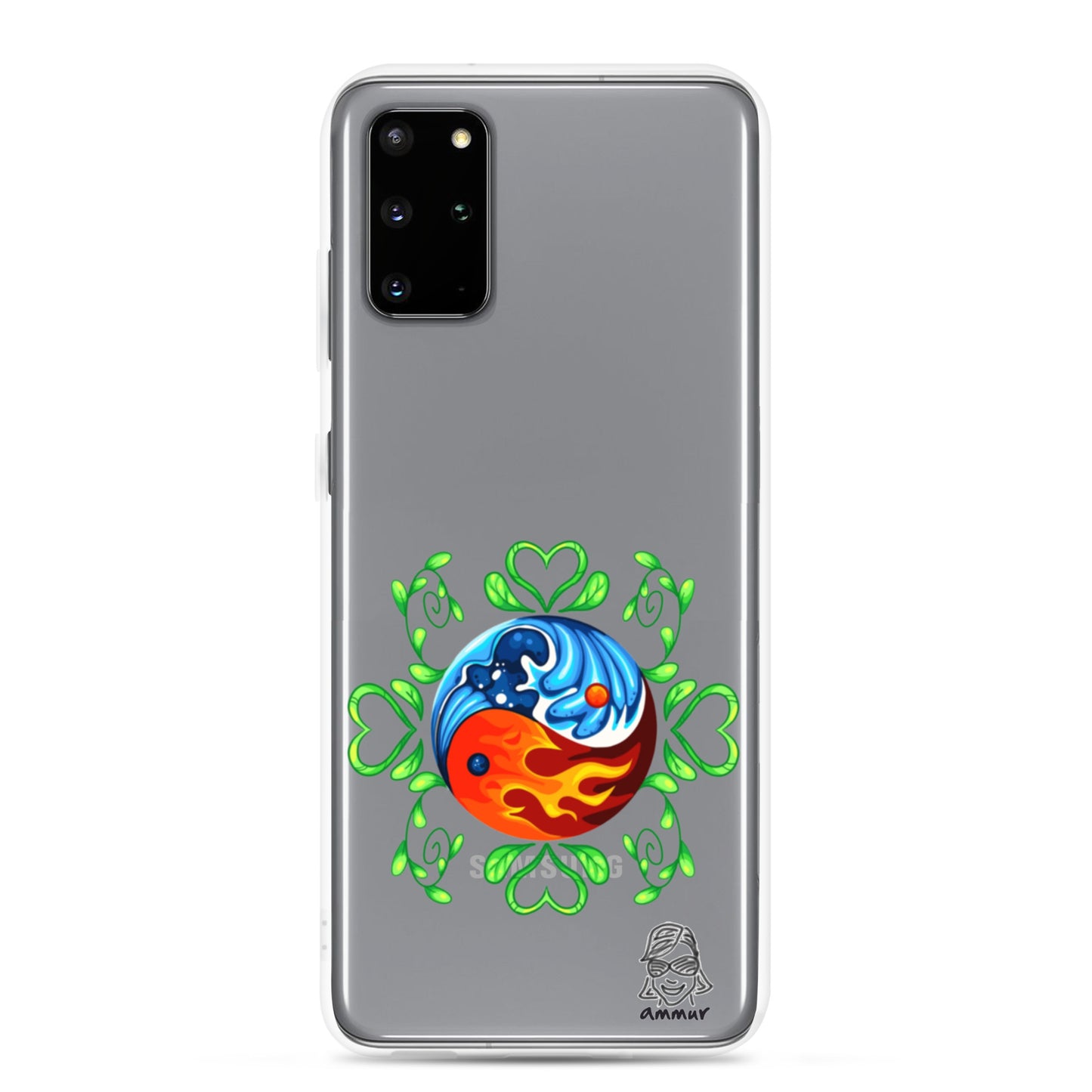 Yin Yang Clear Case for Samsung®