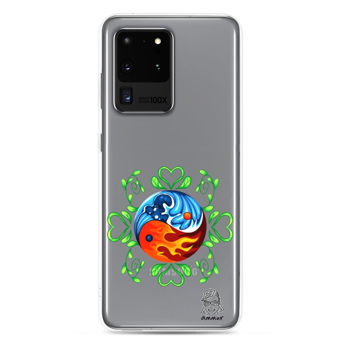 Yin Yang Clear Case for Samsung®