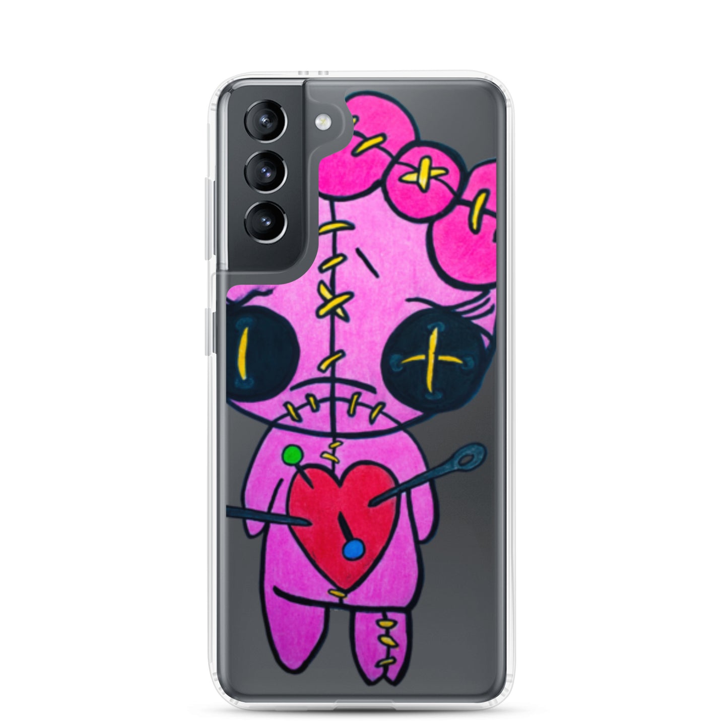 LH Pink Doll Clear Case for Samsung®