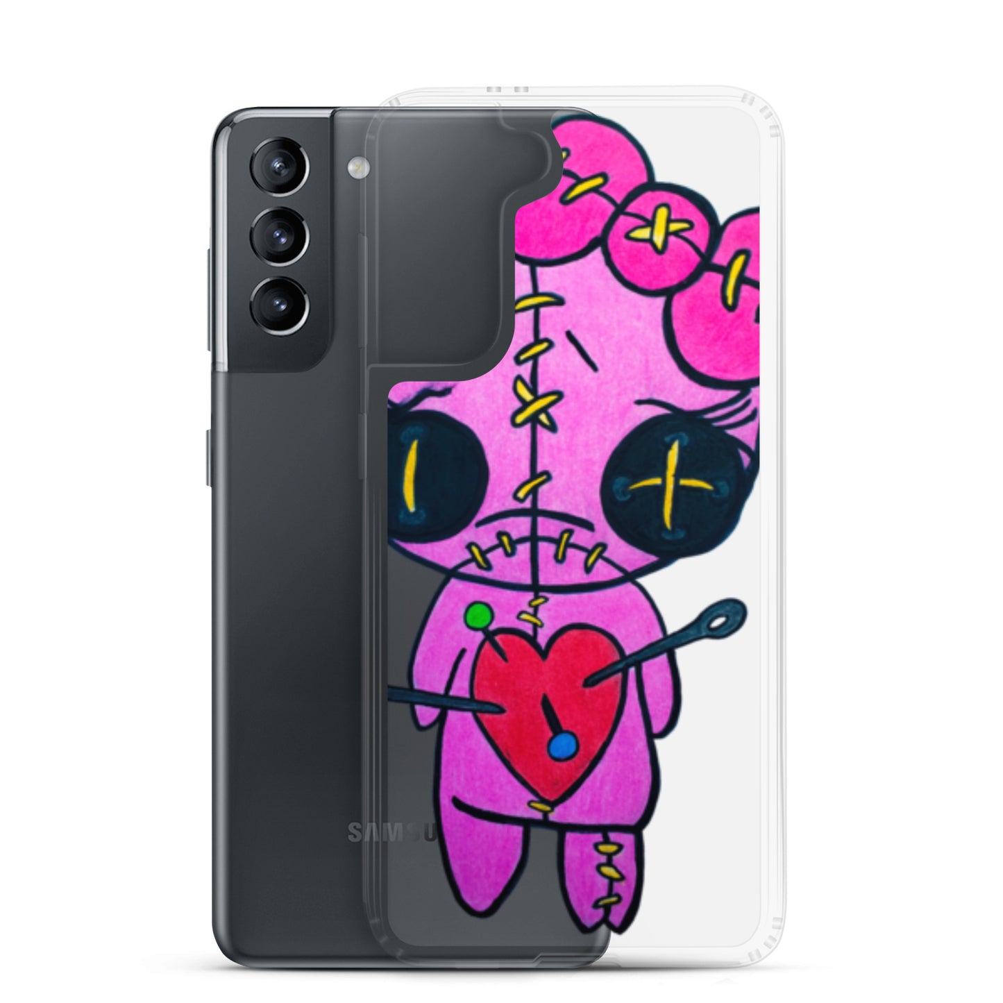 LH Pink Doll Clear Case for Samsung®