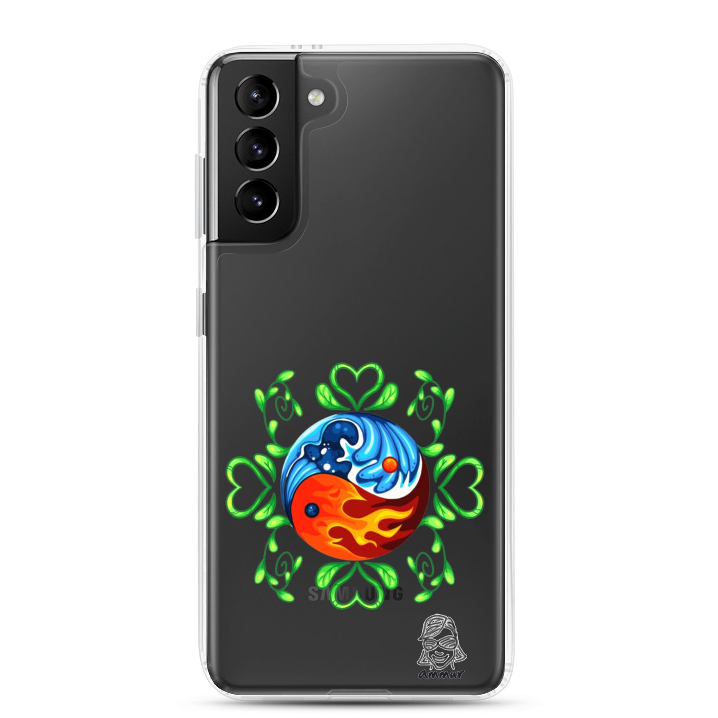 Yin Yang Clear Case for Samsung®