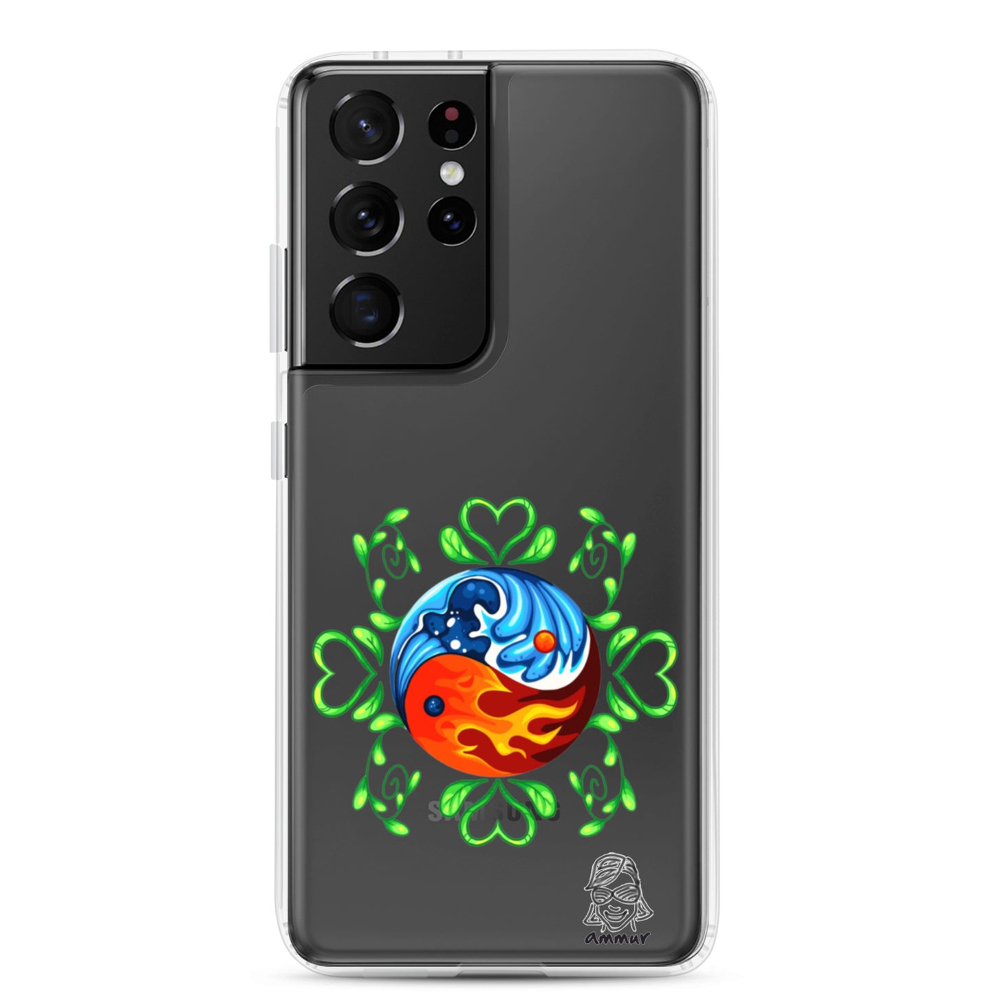 Yin Yang Clear Case for Samsung®