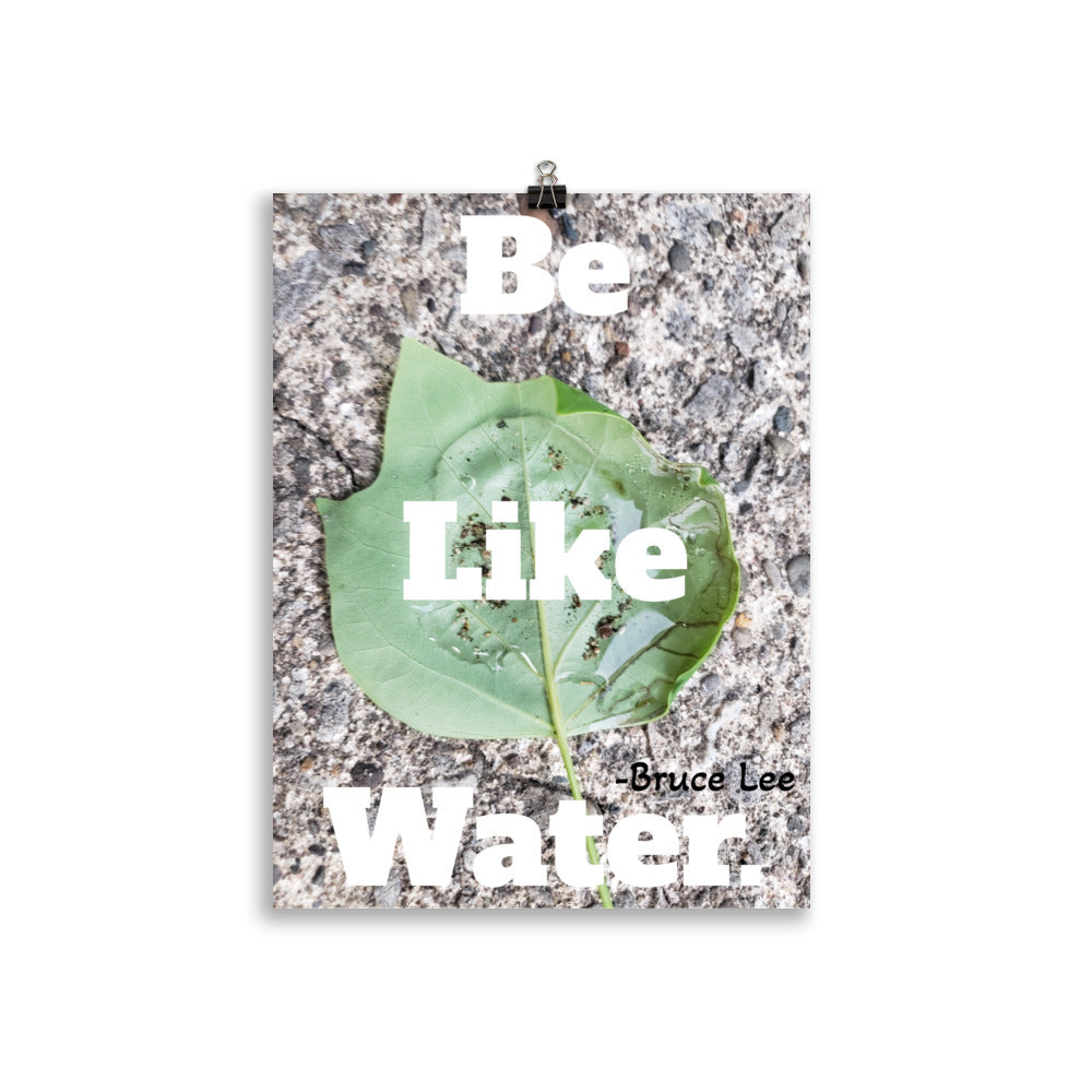 Be Like Water Poster