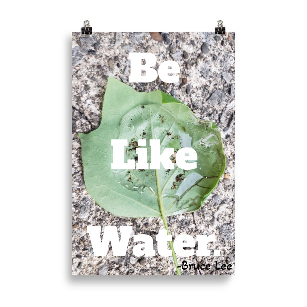 Be Like Water Poster