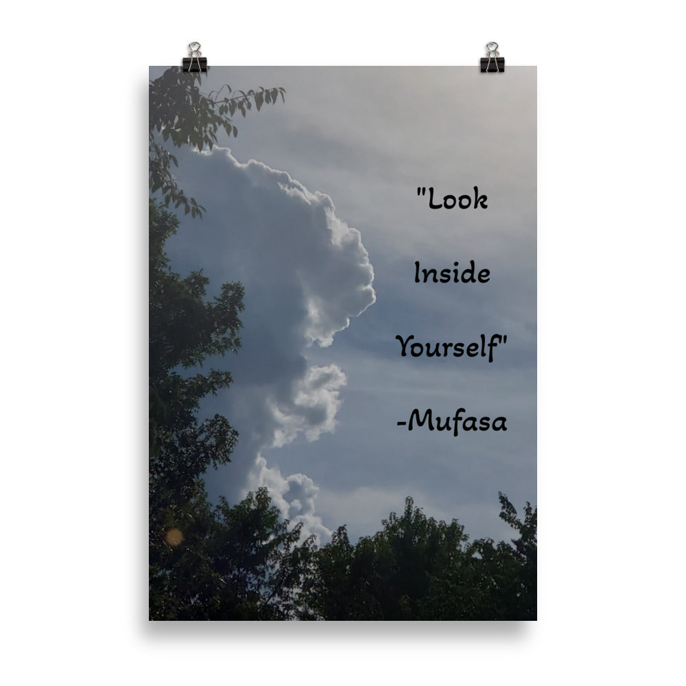 Mufasa Quote Poster