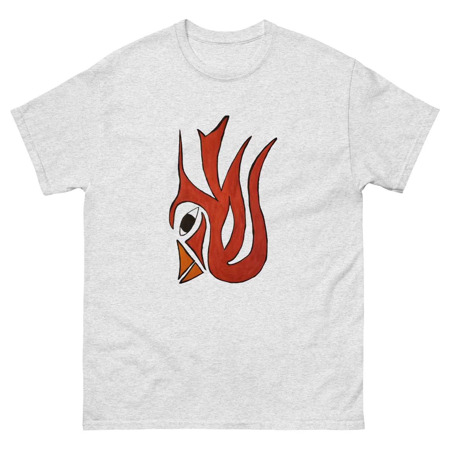 Tribal Bird red Men's classic tee