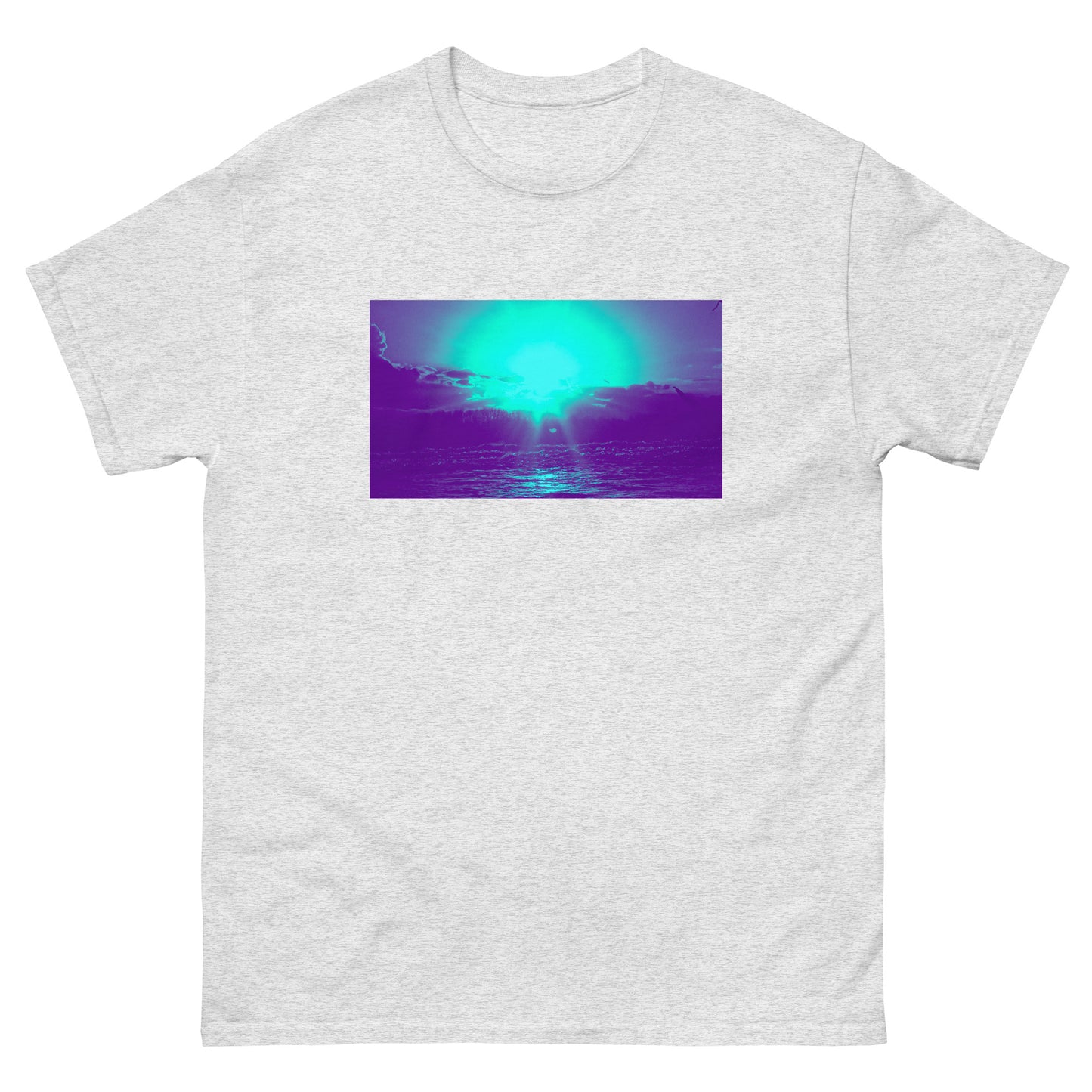 Ocean Sunset blue Men's classic tee