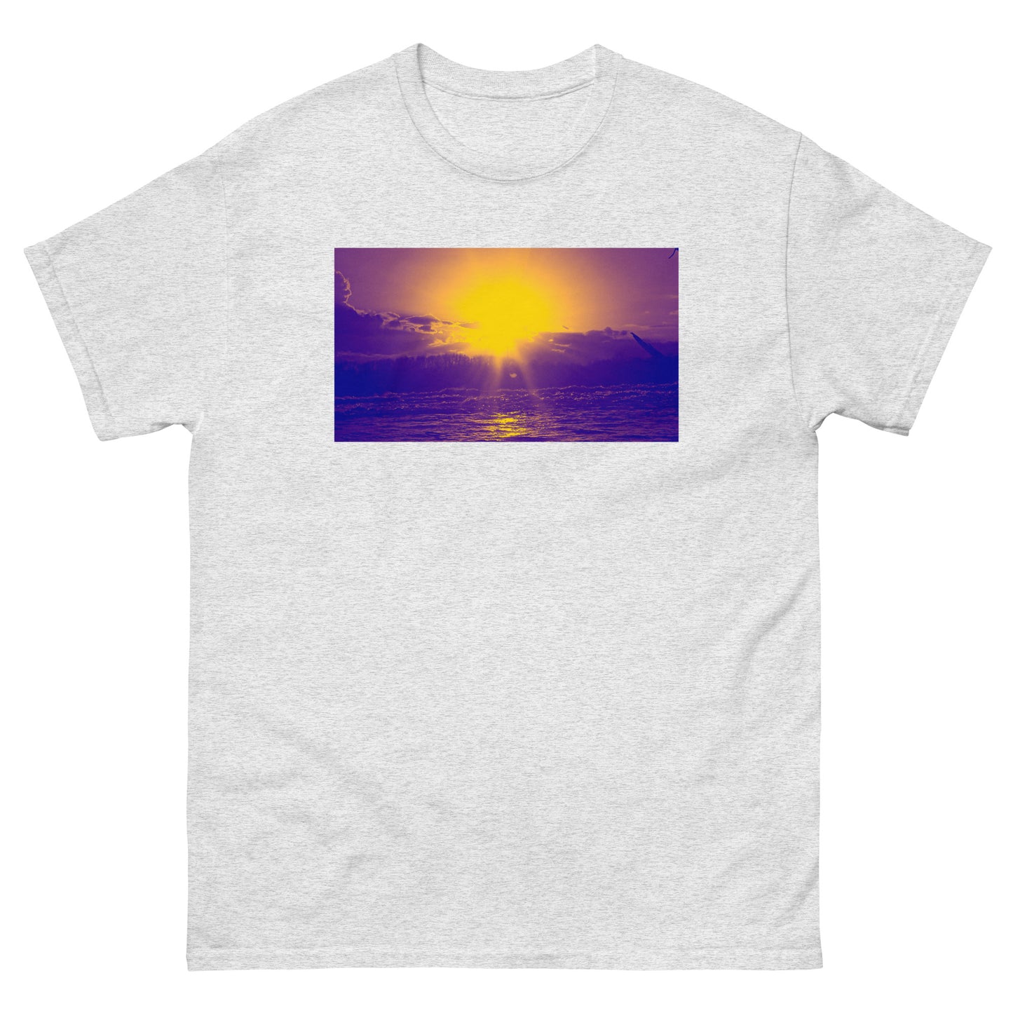 Ocean Sunset purple Men's classic tee