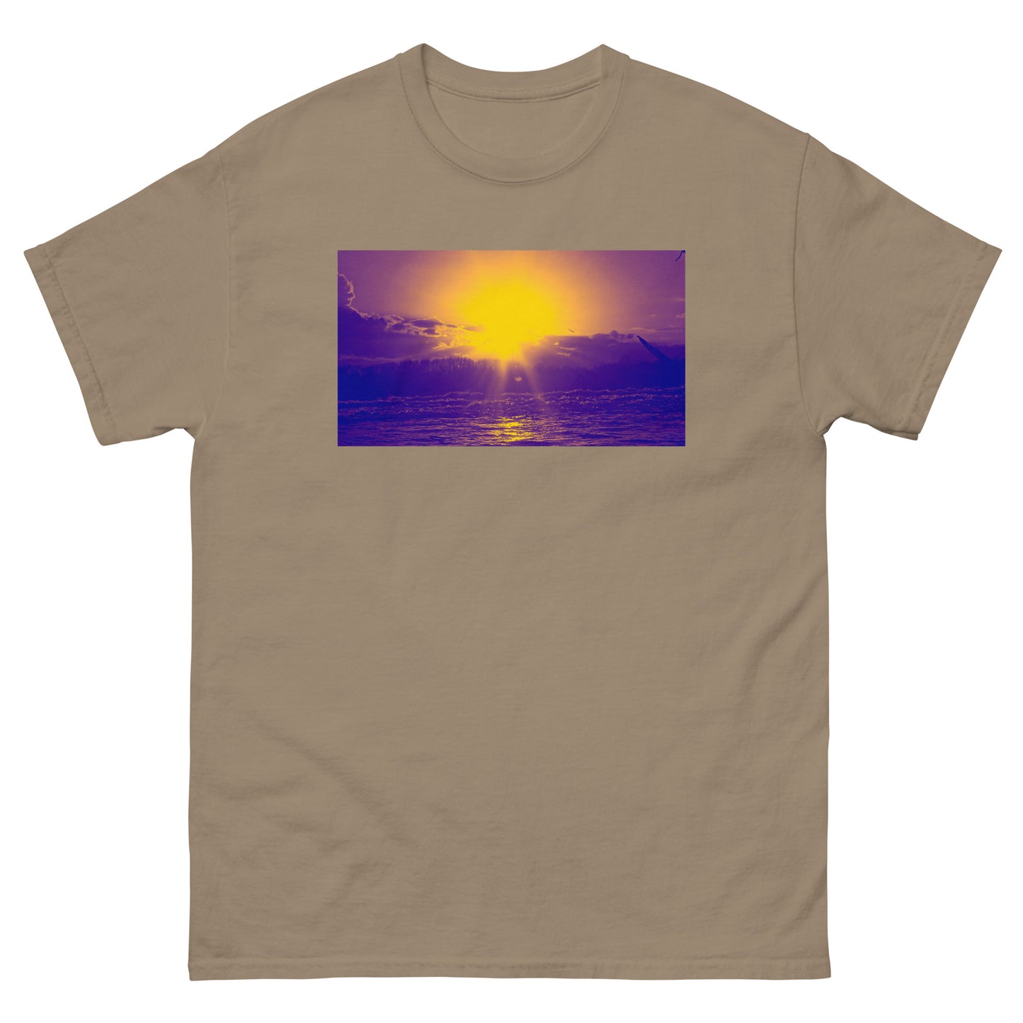 Ocean Sunset purple Men's classic tee