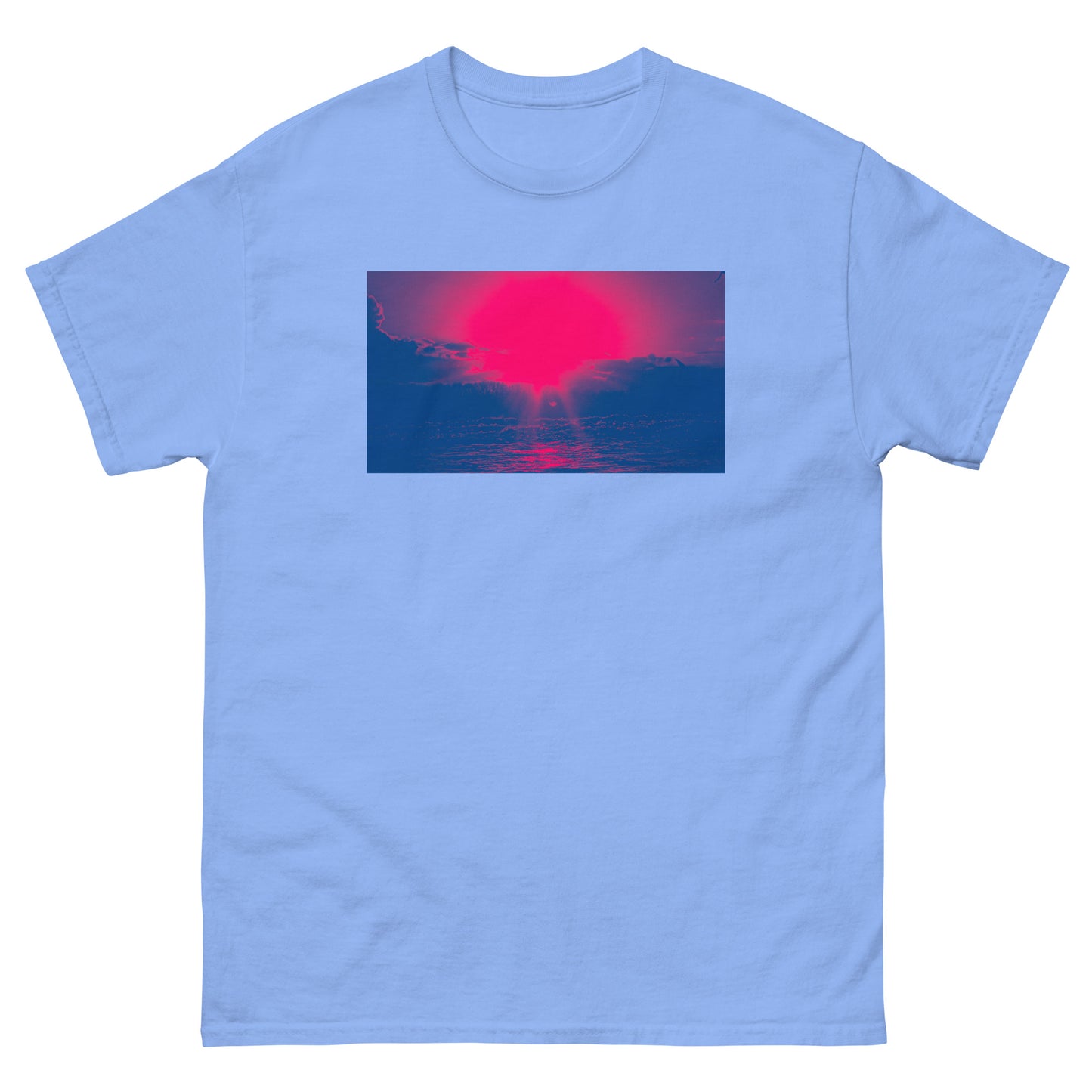 Ocean Sunset red Men's classic tee