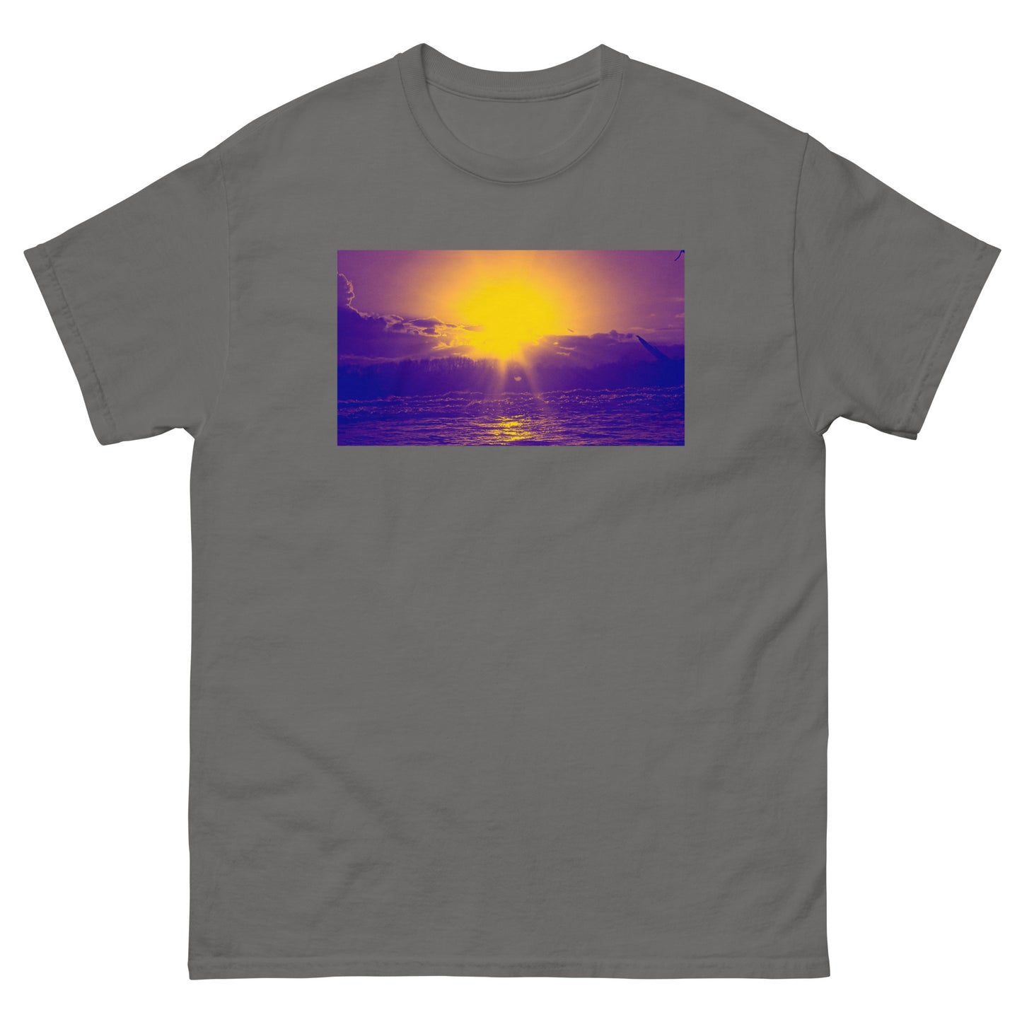 Ocean Sunset purple Men's classic tee