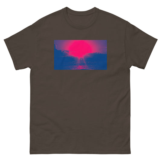 Ocean Sunset red Men's classic tee