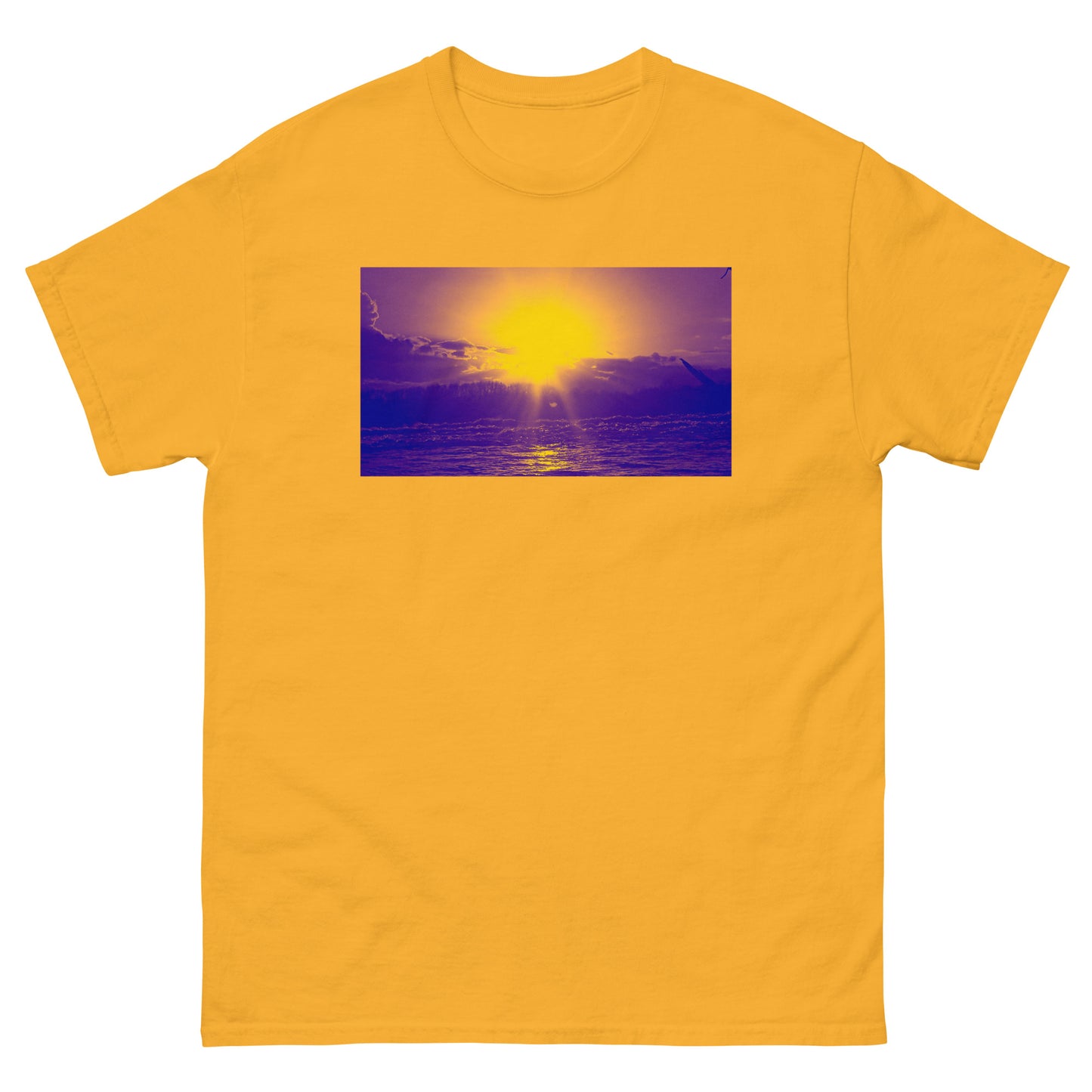 Ocean Sunset purple Men's classic tee