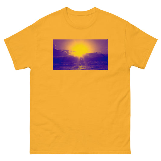 Ocean Sunset purple Men's classic tee