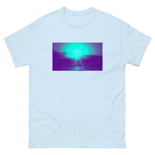 Ocean Sunset blue Men's classic tee