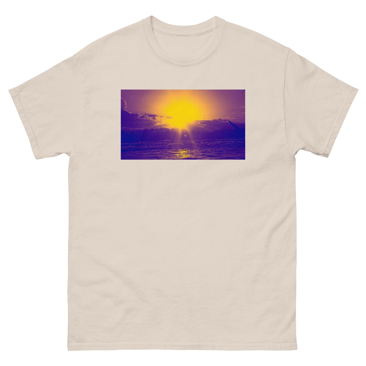 Ocean Sunset purple Men's classic tee