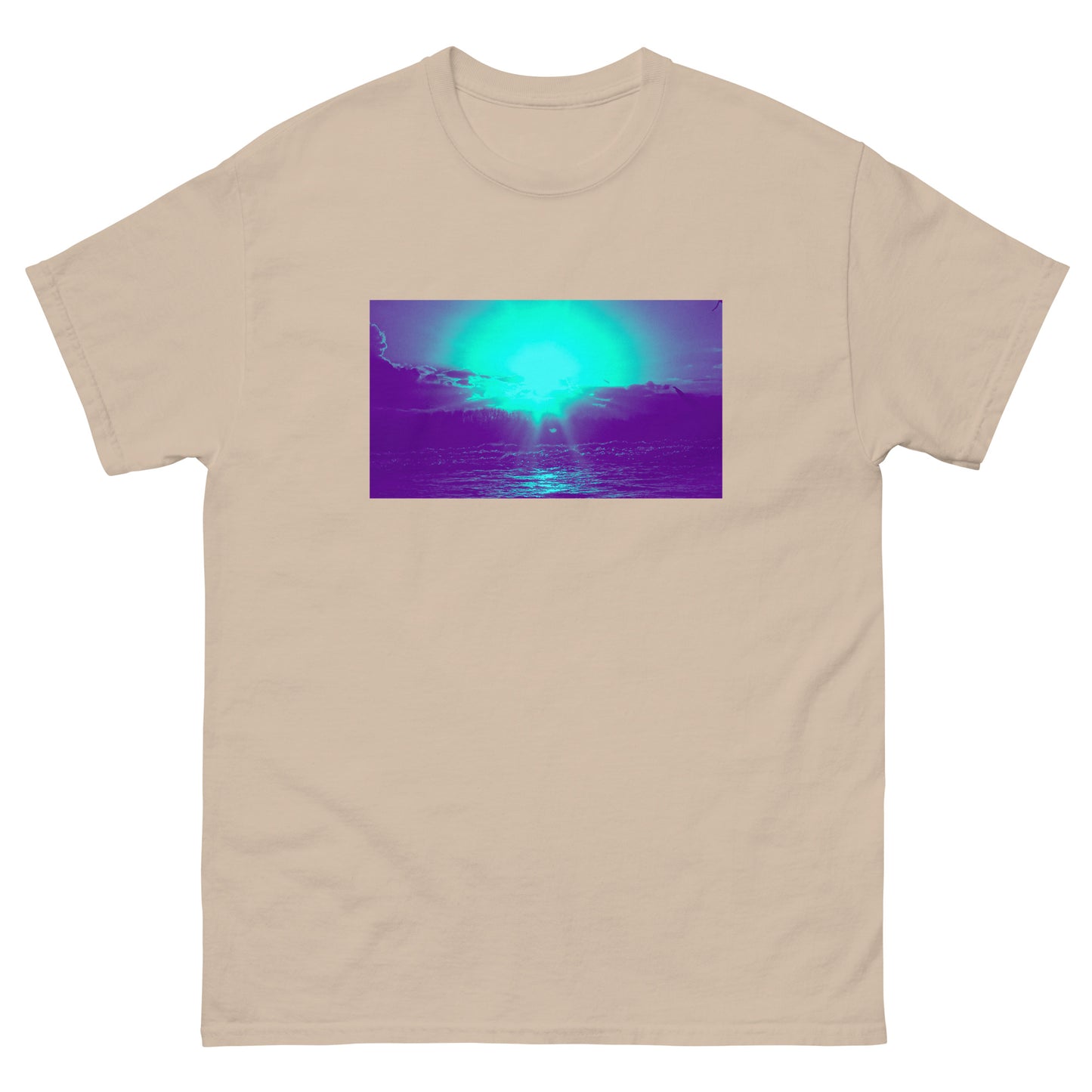 Ocean Sunset blue Men's classic tee