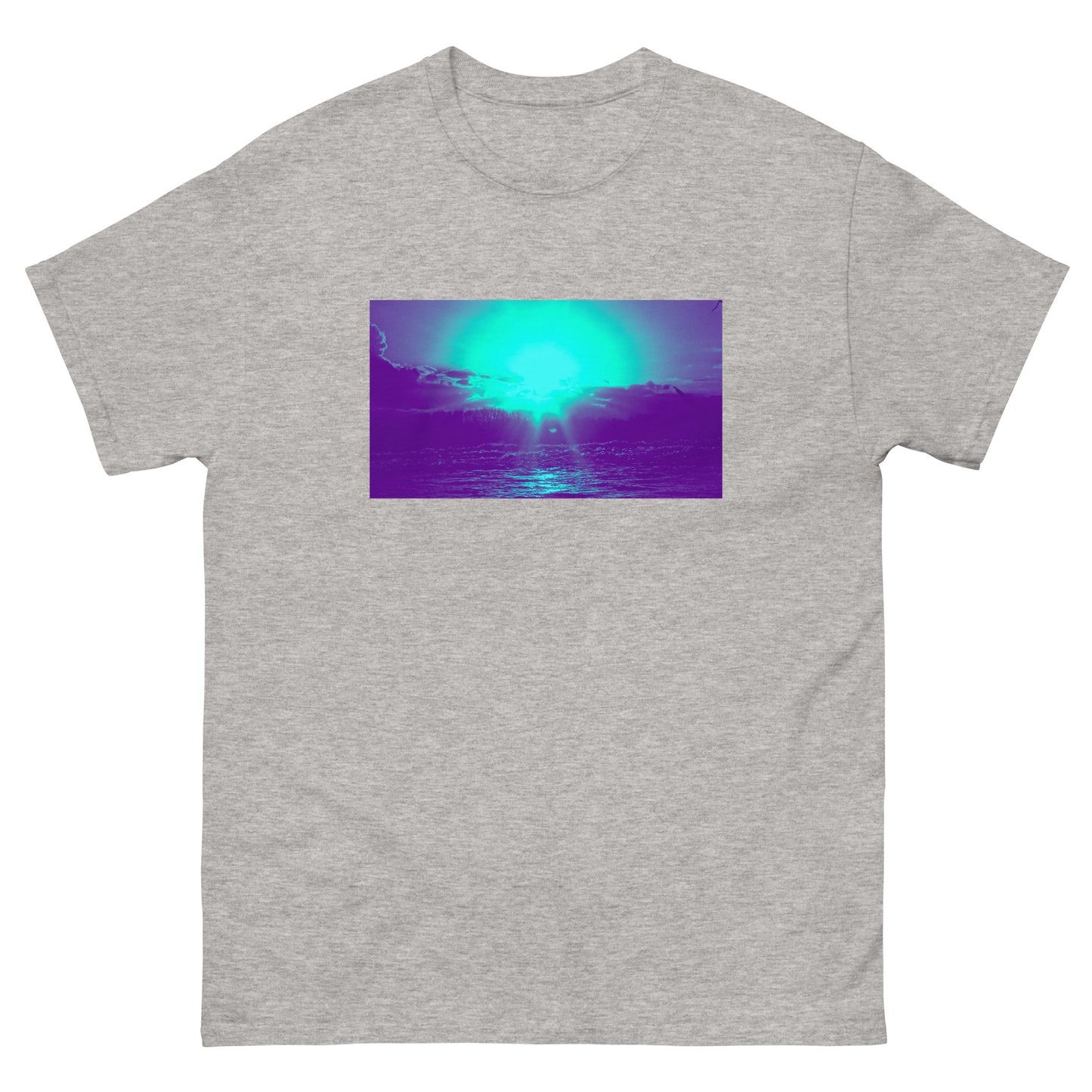 Ocean Sunset blue Men's classic tee