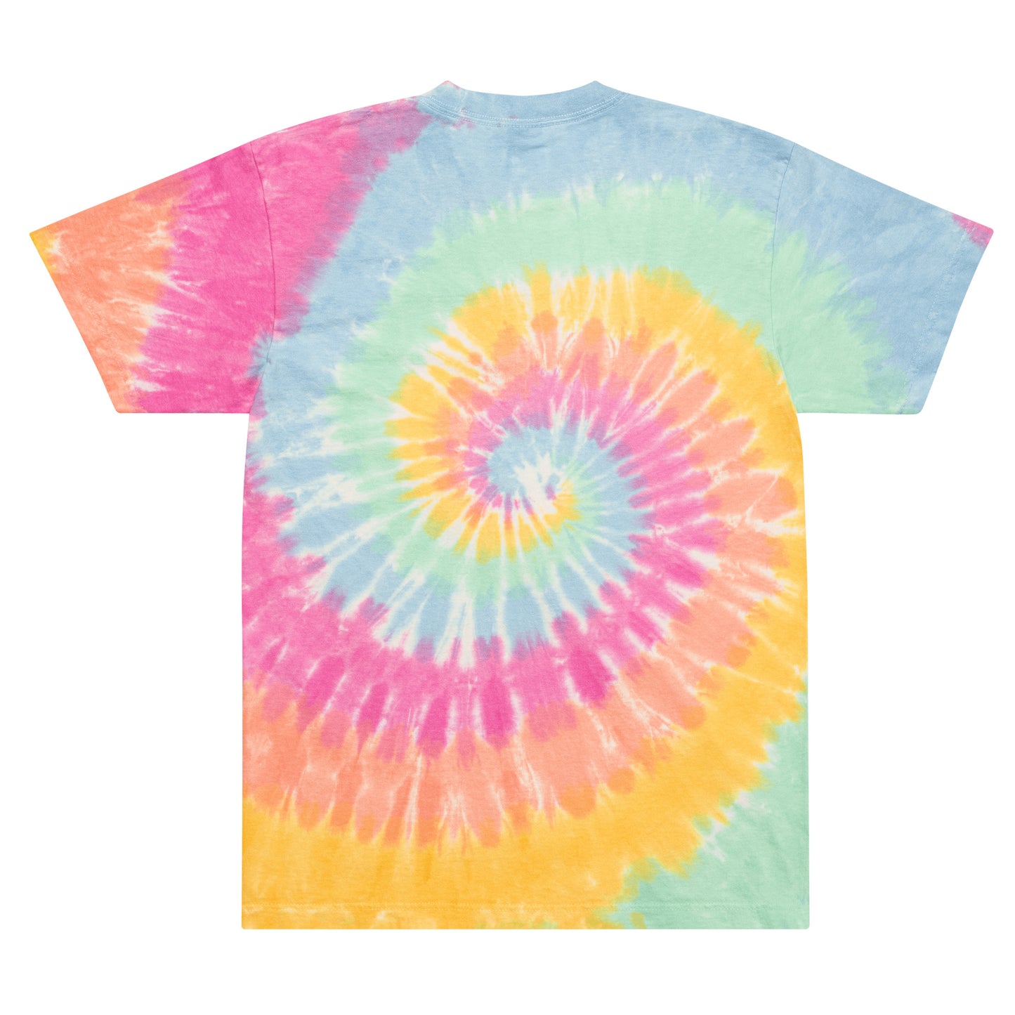 Third-eye Bunny Oversized tie-dye t-shirt