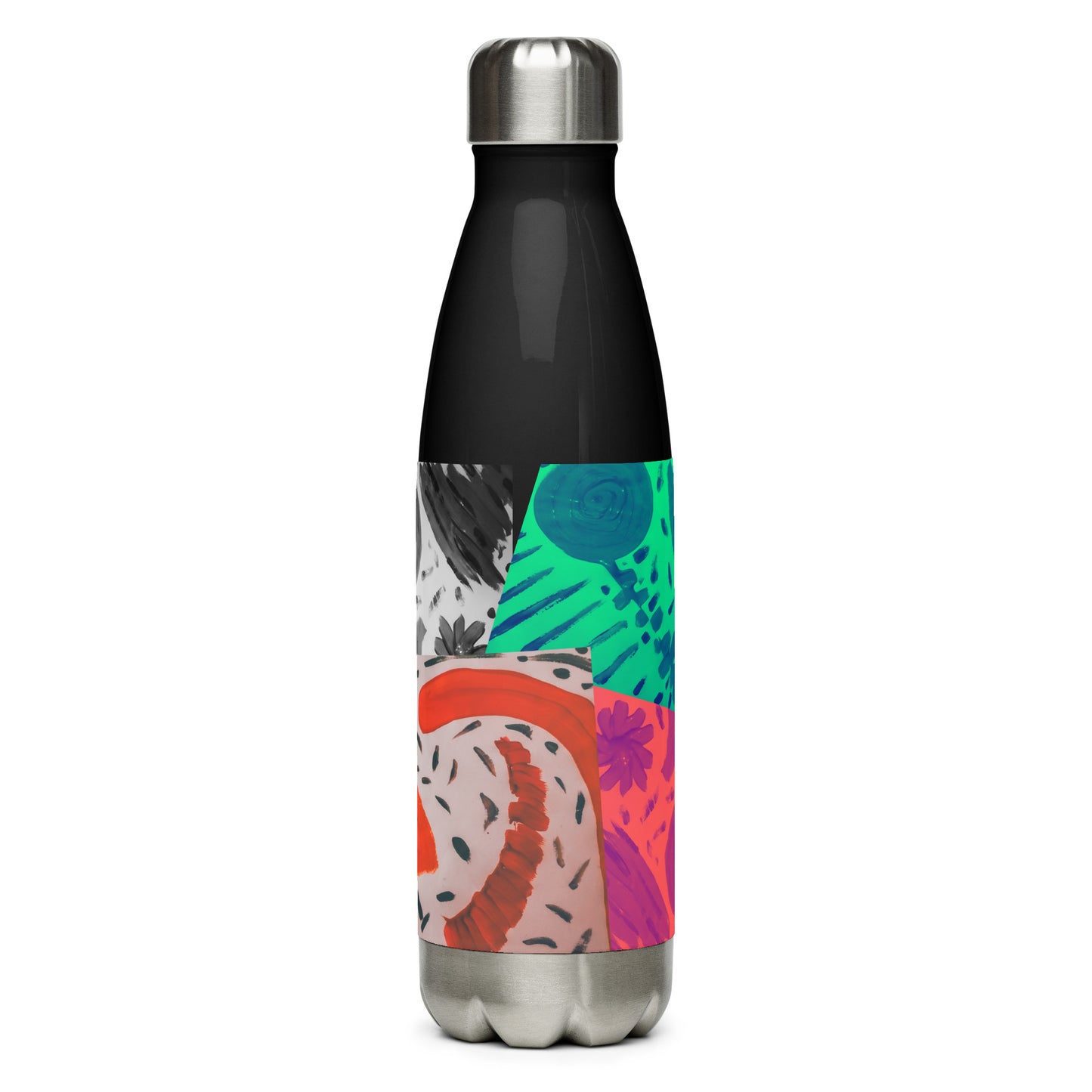 Happiness Stainless steel water bottle