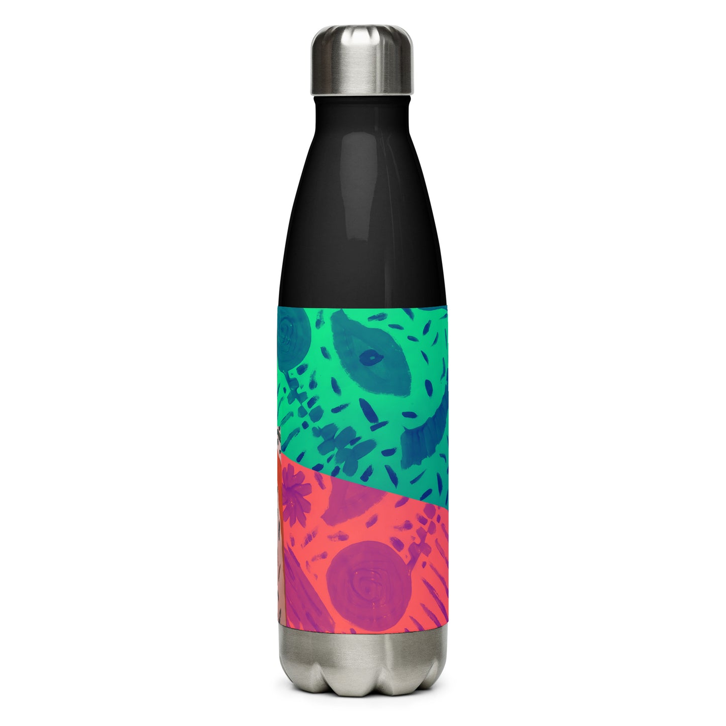 Happiness Stainless steel water bottle