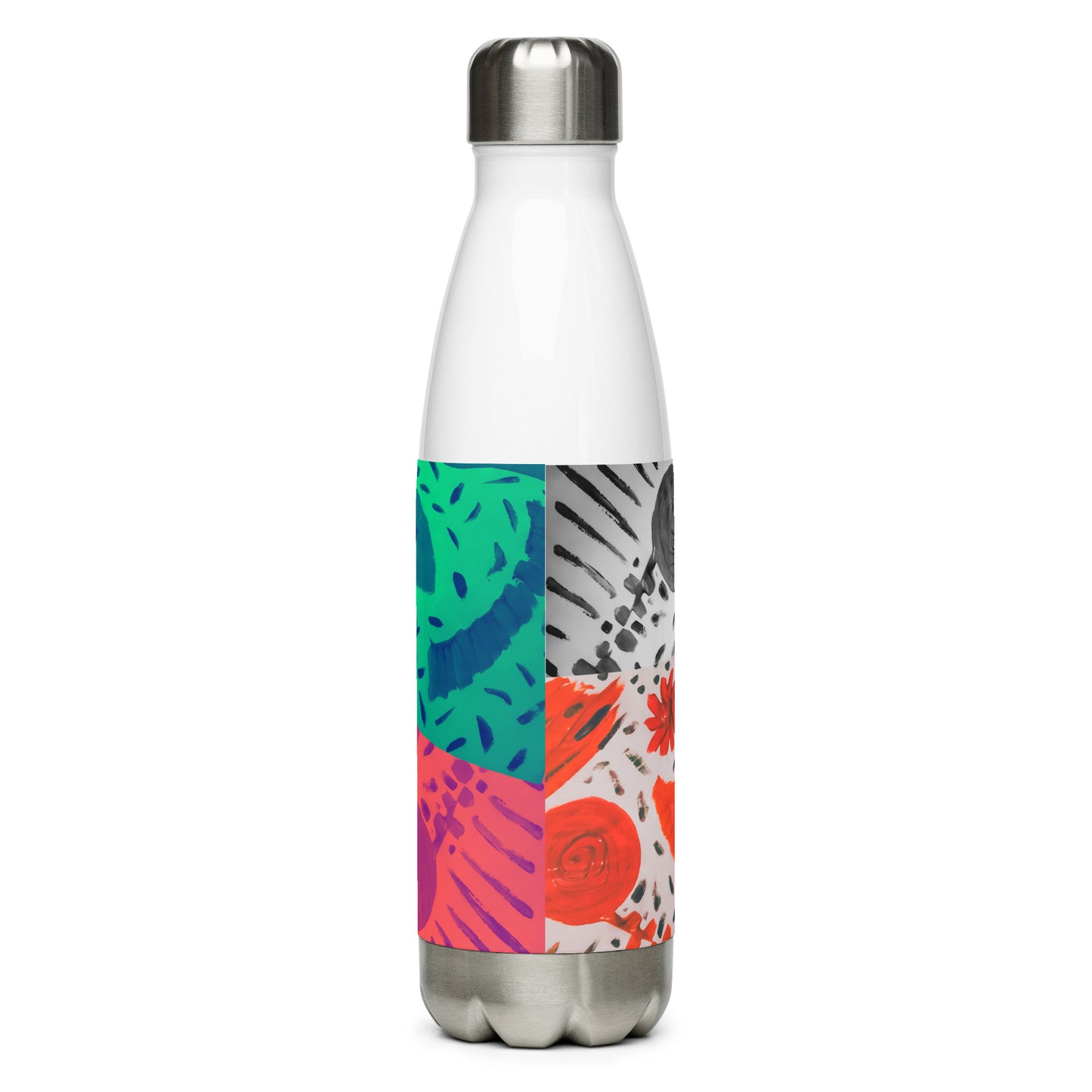 Happiness Stainless steel water bottle