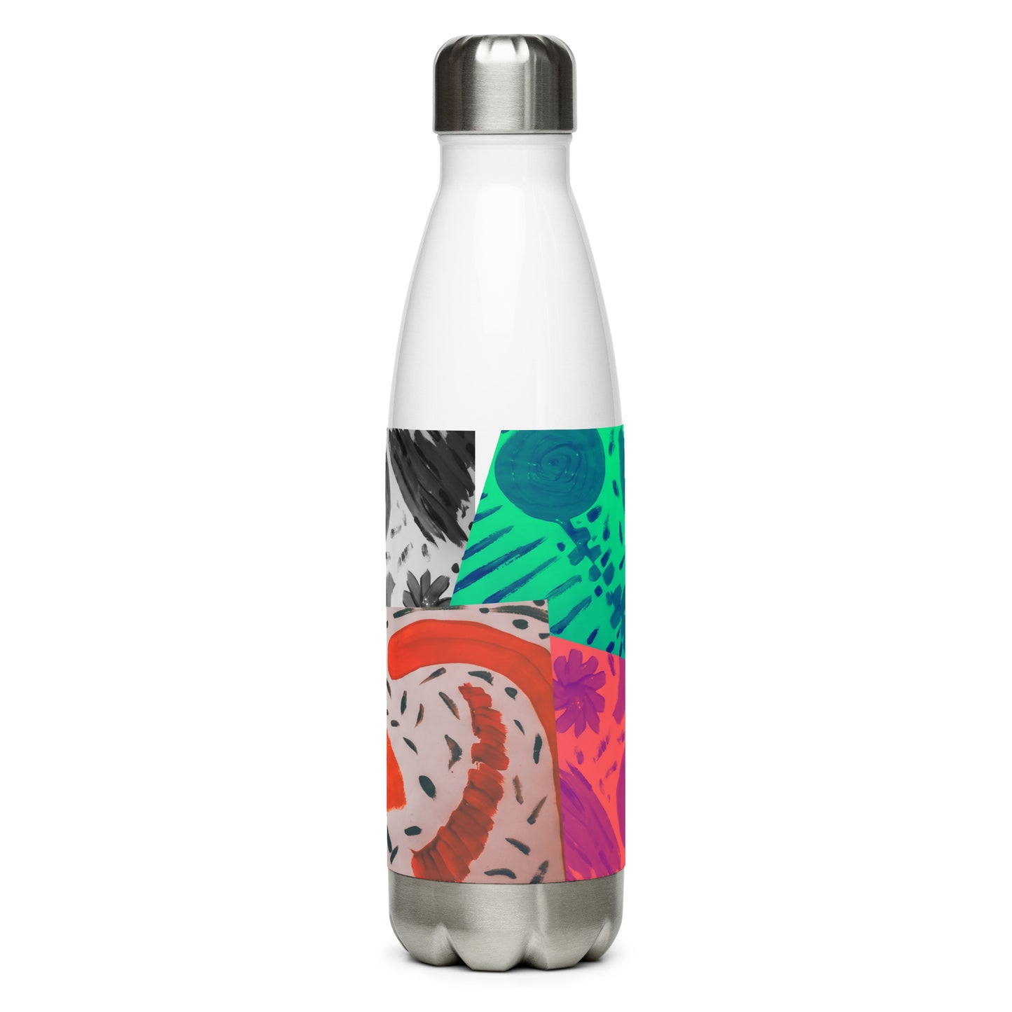 Happiness Stainless steel water bottle