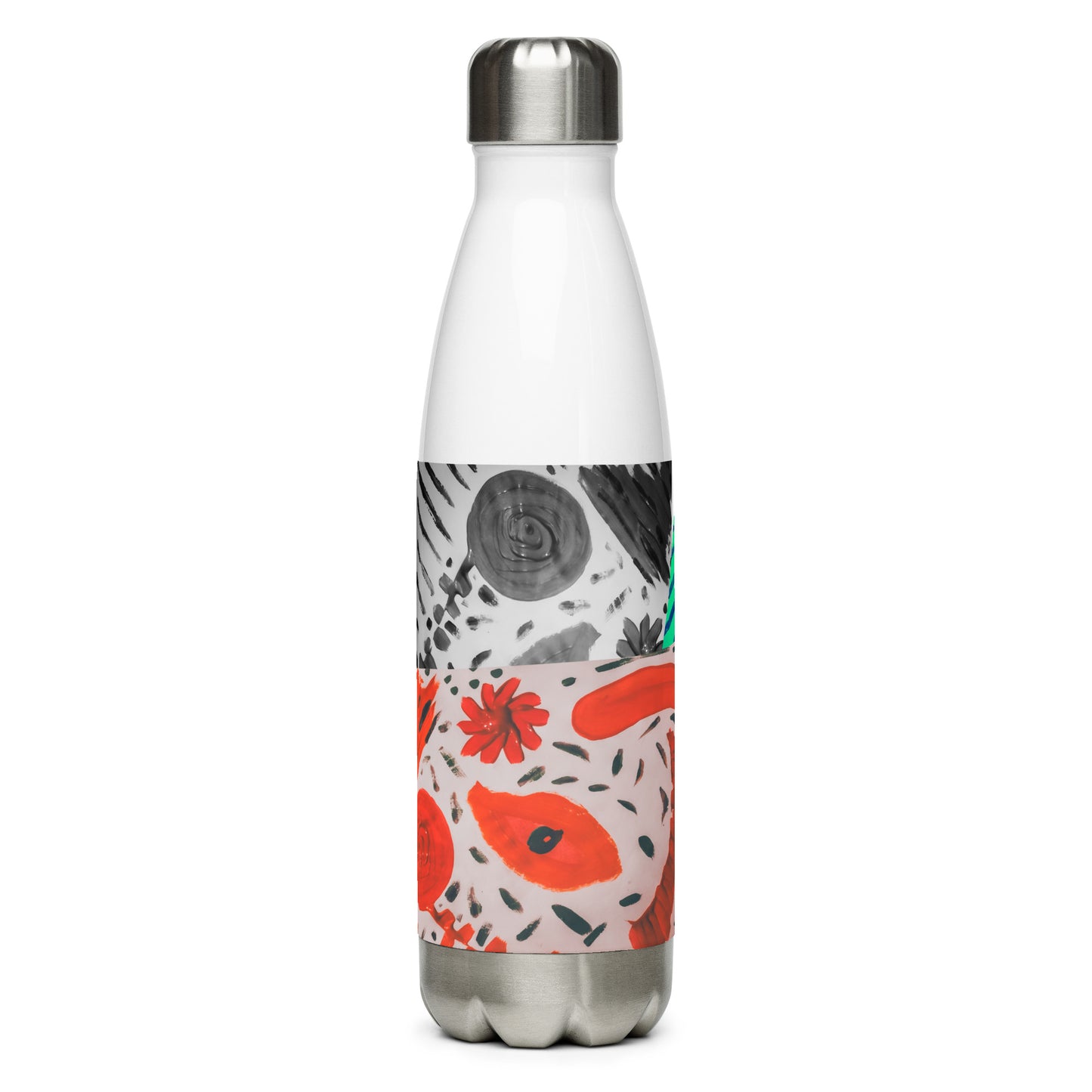 Happiness Stainless steel water bottle