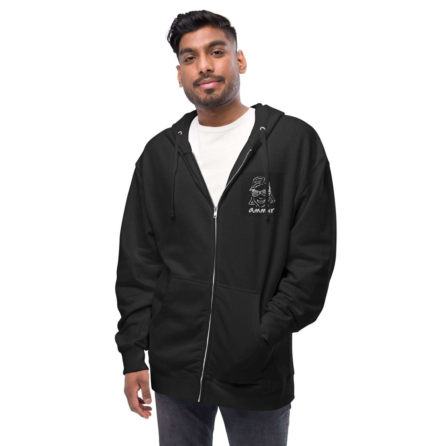 Ammur Unisex fleece zip up hoodie