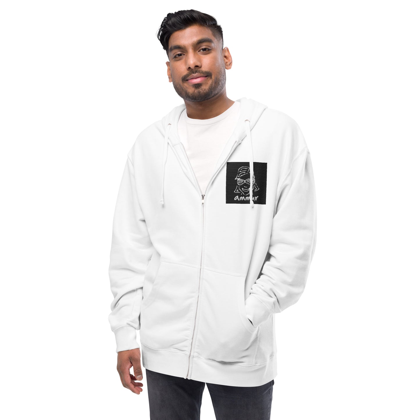 Ammur Unisex fleece zip up hoodie