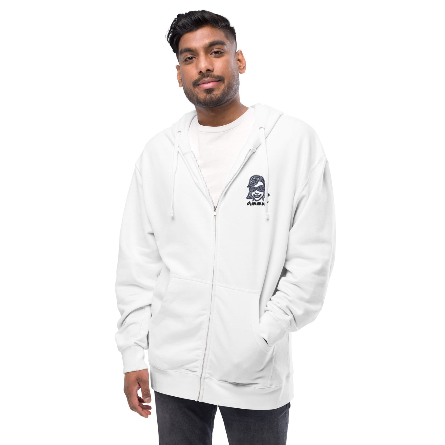 Ammur Unisex fleece zip up hoodie