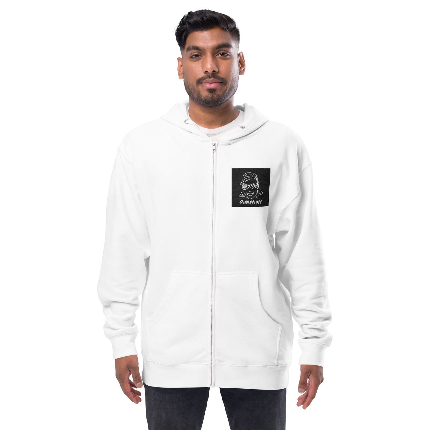 Ammur Unisex fleece zip up hoodie