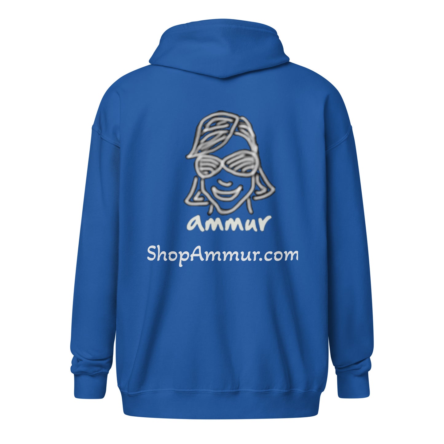 ShopAmmur.com dark Unisex heavy blend zip hoodie