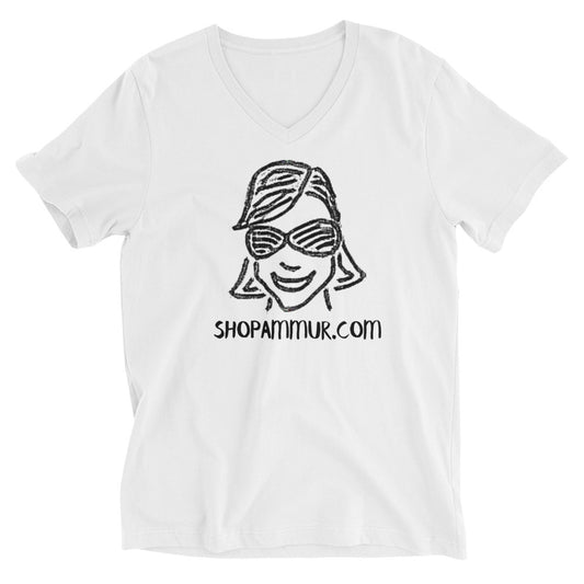 Shopammur.com Unisex Short Sleeve V-Neck T-Shirt