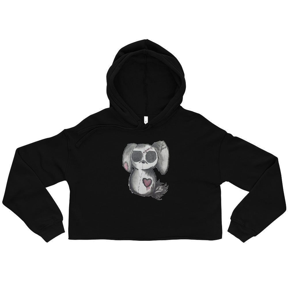 Stitch Dog Crop Hoodie