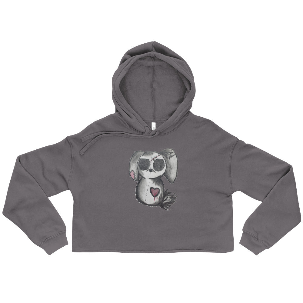 Stitch Dog Crop Hoodie