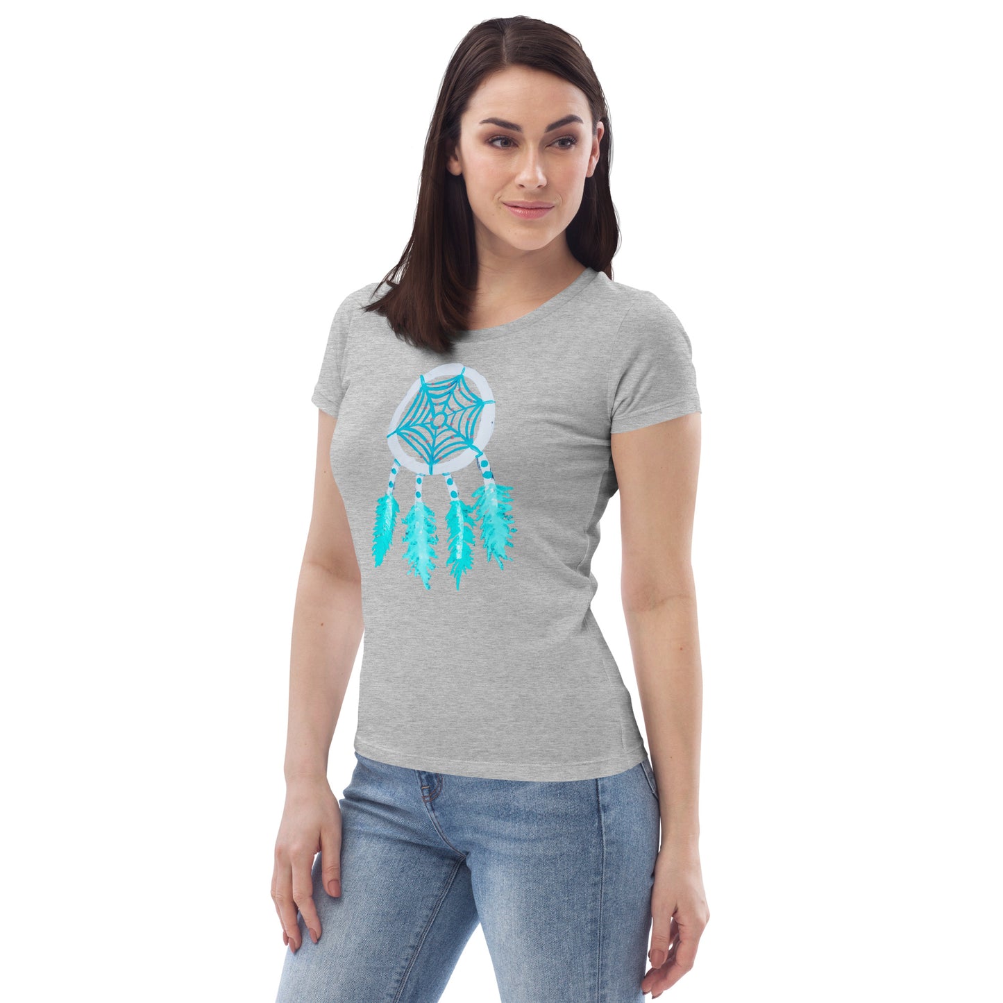 Dreamcatcher inverse Women's fitted eco tee