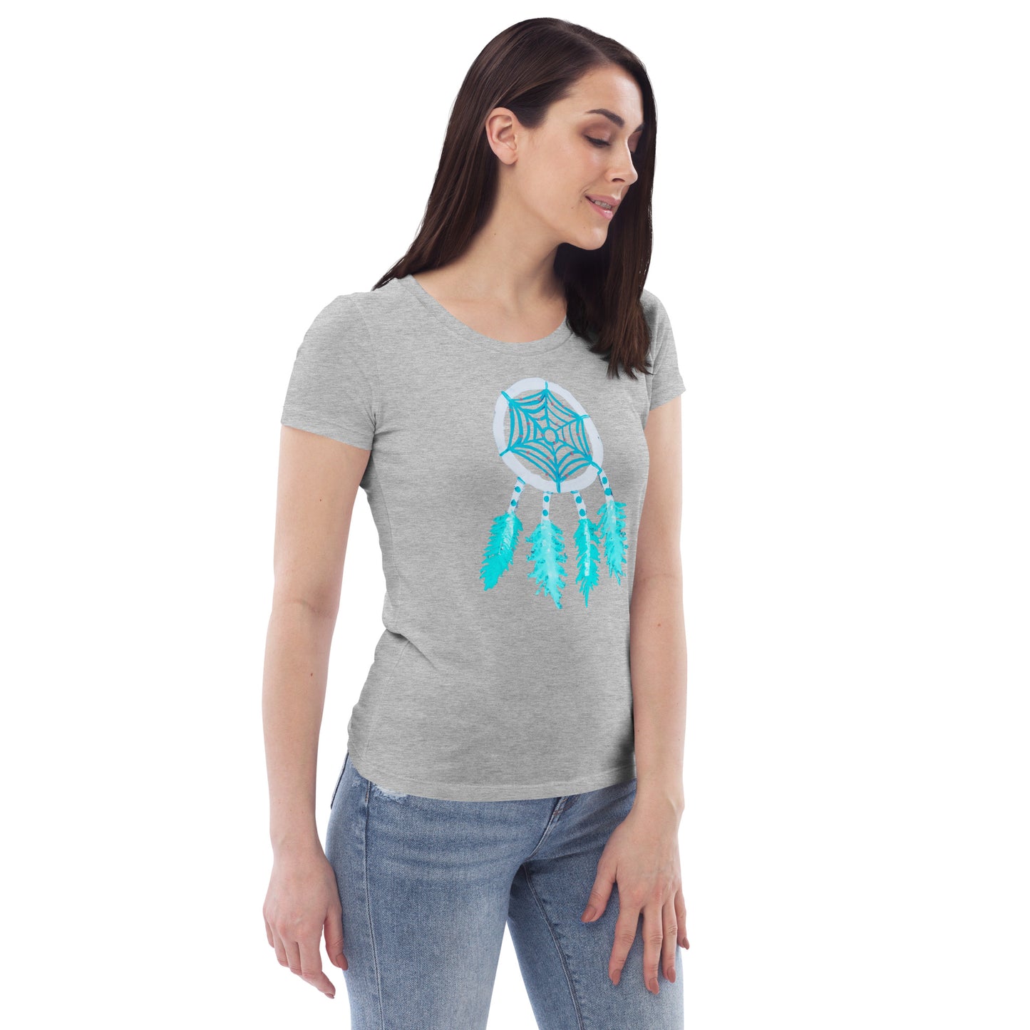 Dreamcatcher inverse Women's fitted eco tee