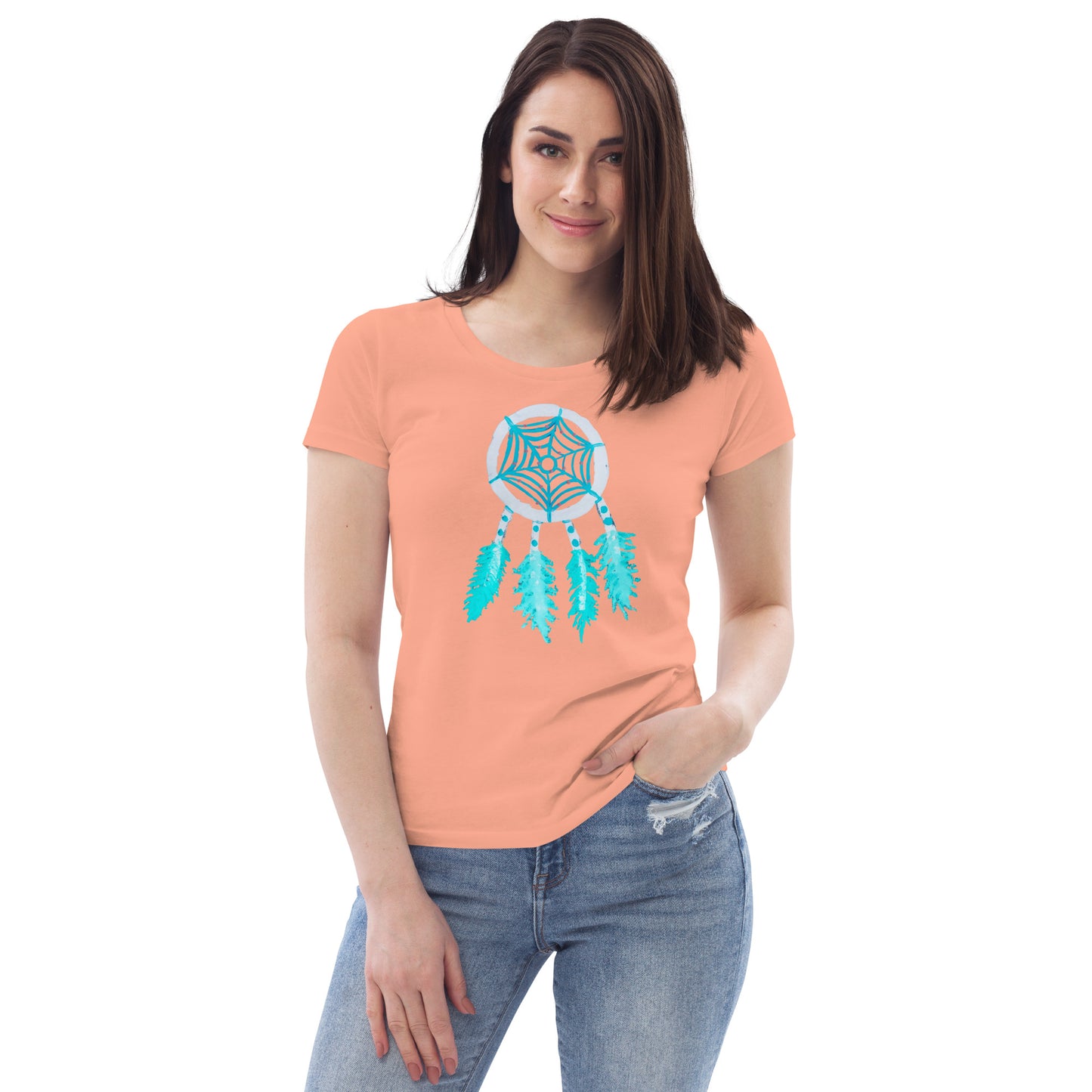 Dreamcatcher inverse Women's fitted eco tee