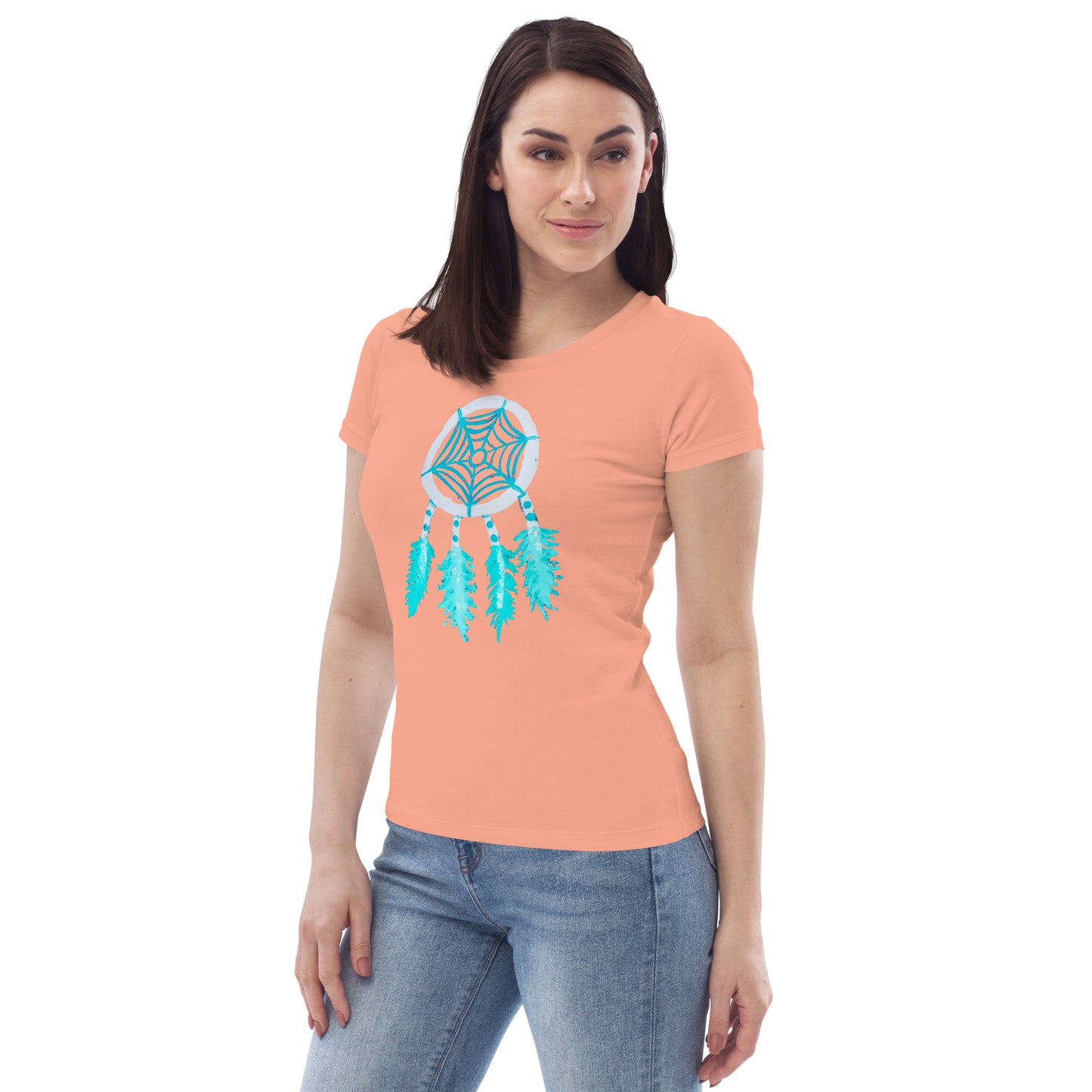 Dreamcatcher inverse Women's fitted eco tee