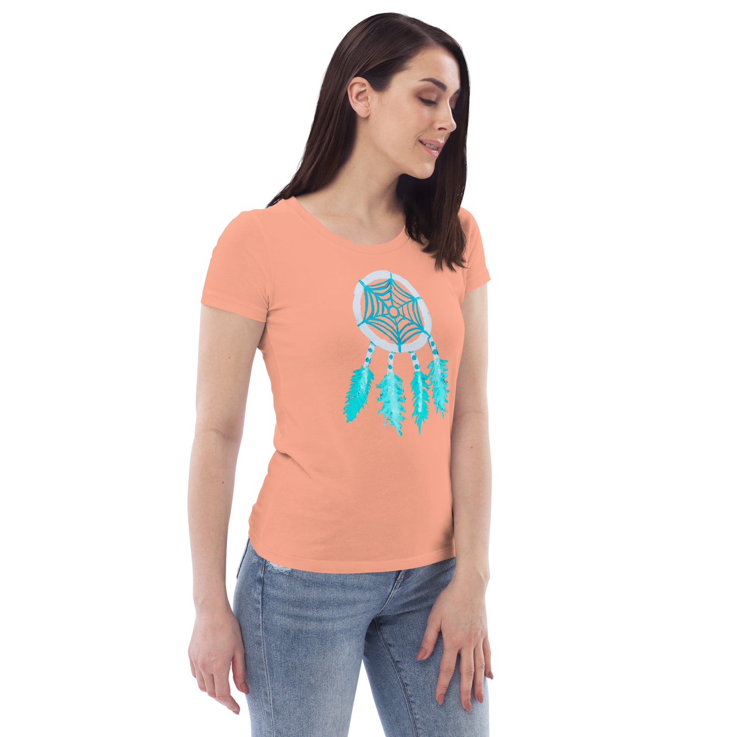 Dreamcatcher inverse Women's fitted eco tee