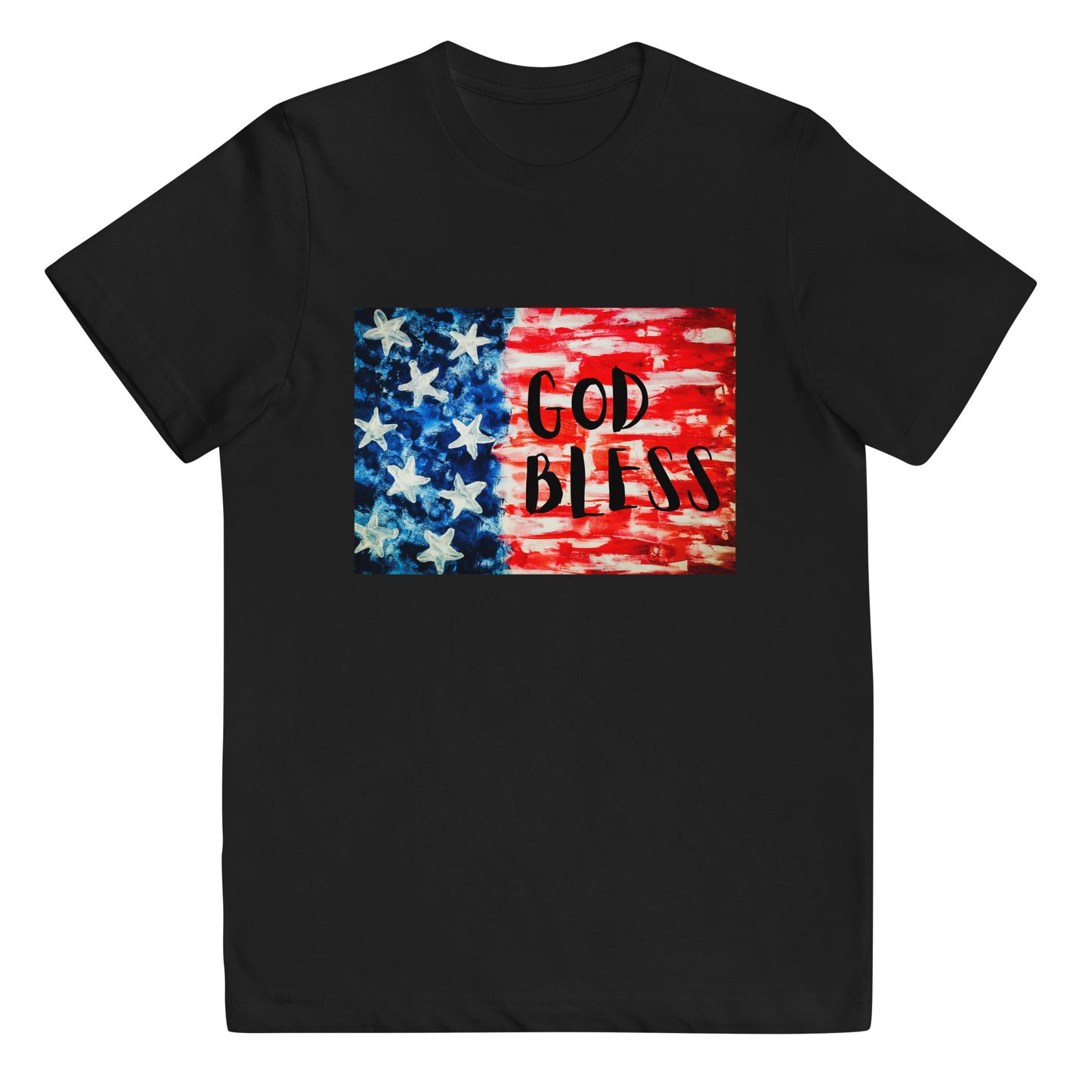 God Bless USA Youth jersey t-shirt