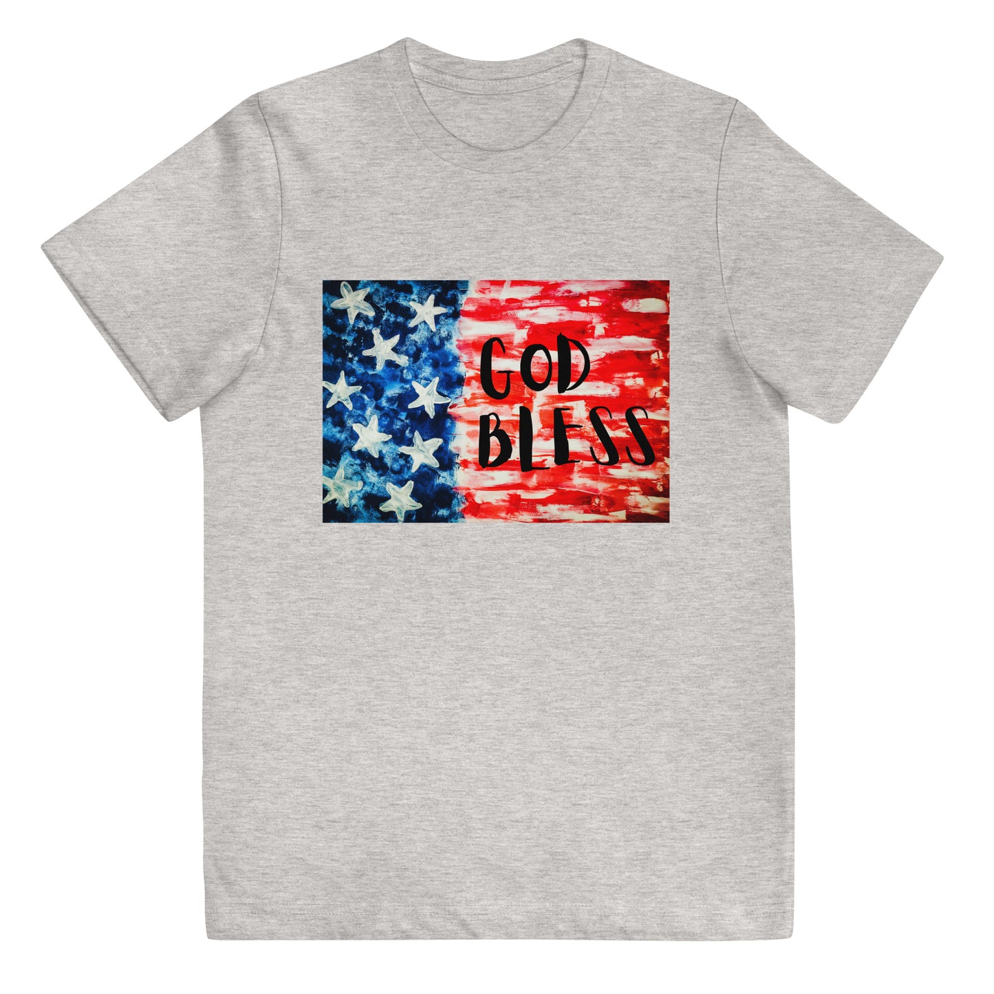 God Bless USA Youth jersey t-shirt